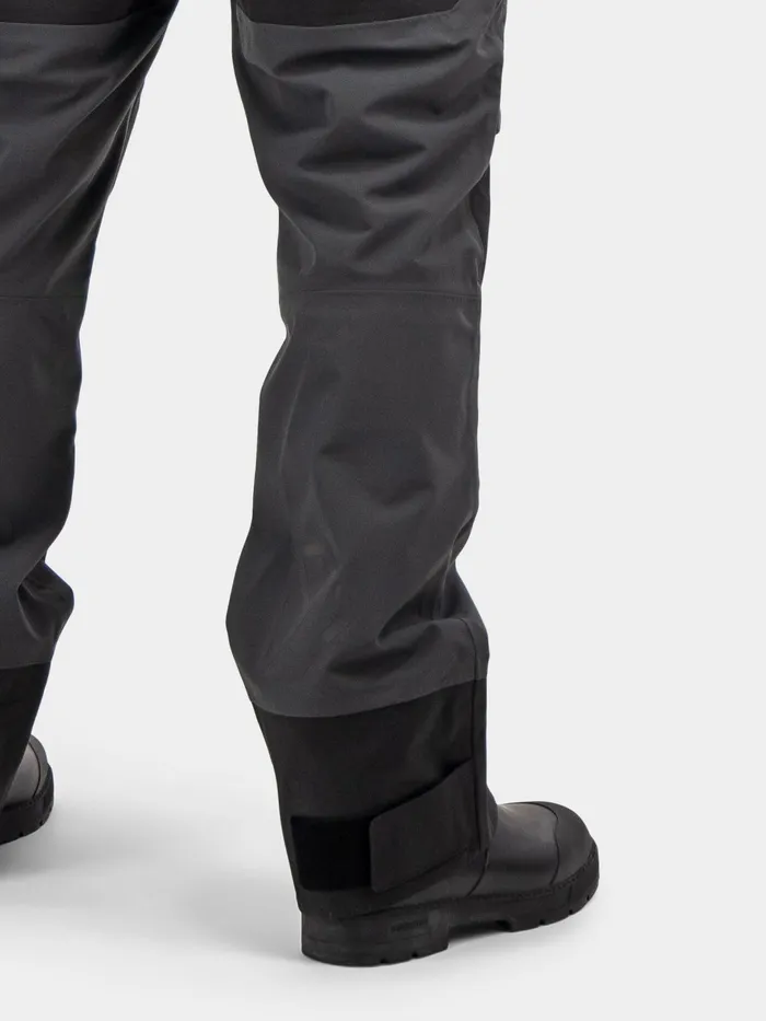 Men Fractus Pants Coal Black Didriksons Waterproof Trousers