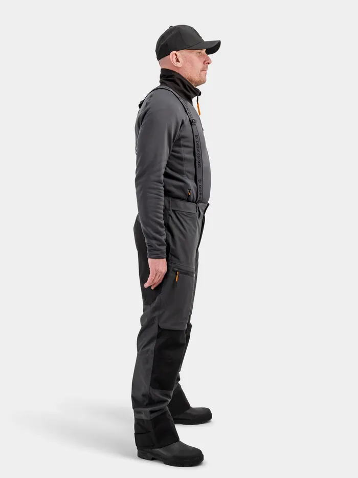 Men Fractus Pants Coal Black Didriksons Waterproof Trousers