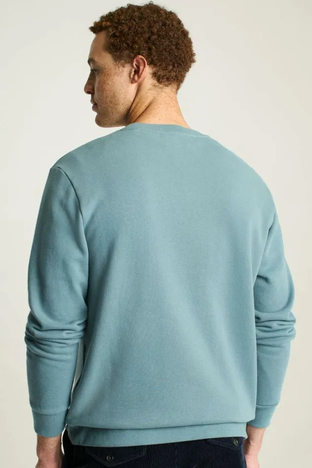 Men Geoffrey Supersoft Crew Kazoo Blue Bonobos Crew and VNeck Sweaters