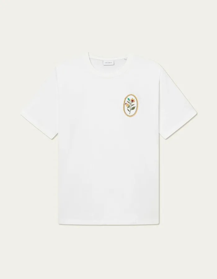 Men Geoffroy TShirt 8211 WhiteWhite Les Deux Tshirts