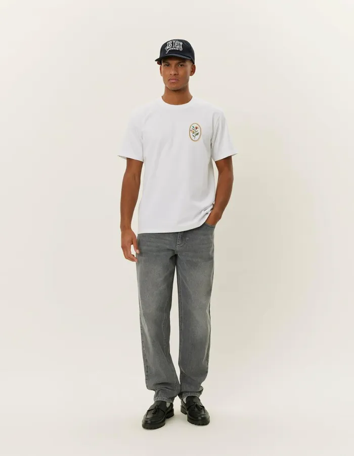 Men Geoffroy TShirt 8211 WhiteWhite Les Deux Tshirts