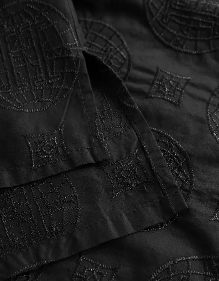 Men Globe Loose SS Shirt 8211 BlackBlack Les Deux ShirtsOvershirts