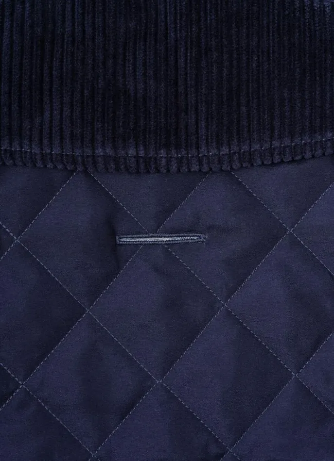 Men Hackett X Hugo and Hudson Hackett London Quilted Jacket For Dogs Small Navy