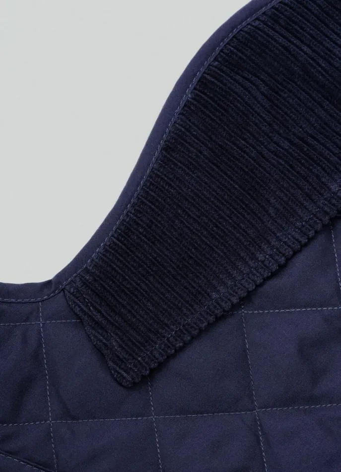 Men Hackett X Hugo and Hudson Hackett London Quilted Jacket For Dogs Small Navy