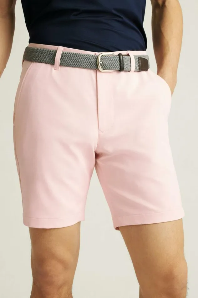 Men Highland Tour Golf Shorts Light Pink Bonobos Golf Shorts