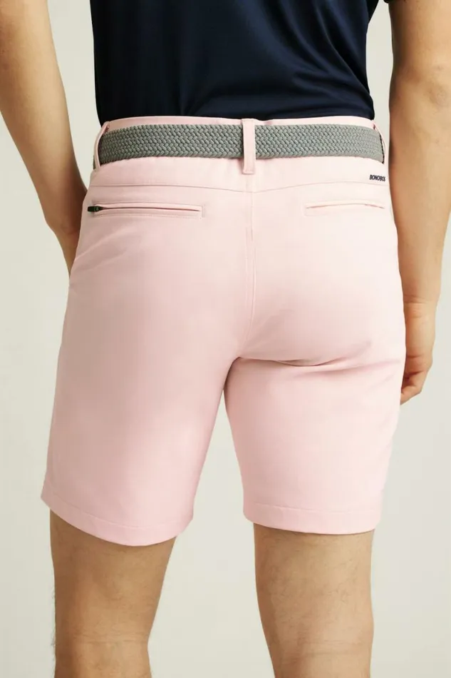 Men Highland Tour Golf Shorts Light Pink Bonobos Golf Shorts