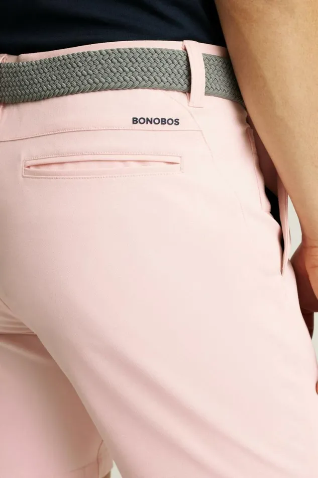Men Highland Tour Golf Shorts Light Pink Bonobos Golf Shorts