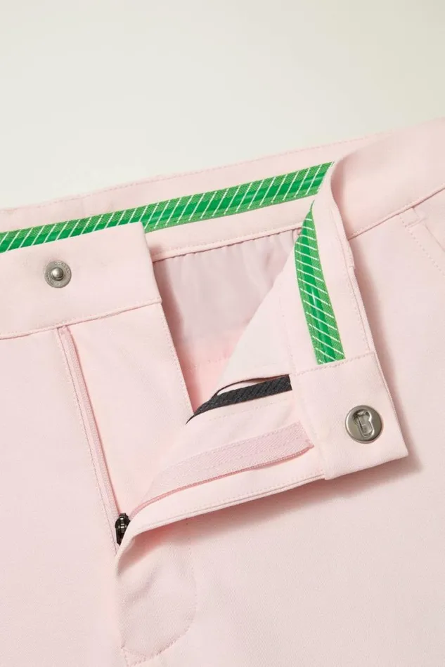 Men Highland Tour Golf Shorts Light Pink Bonobos Golf Shorts