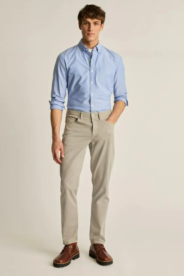 Men Italian Brushed 5Pocket Pants Ghost Grey Bonobos Jeans