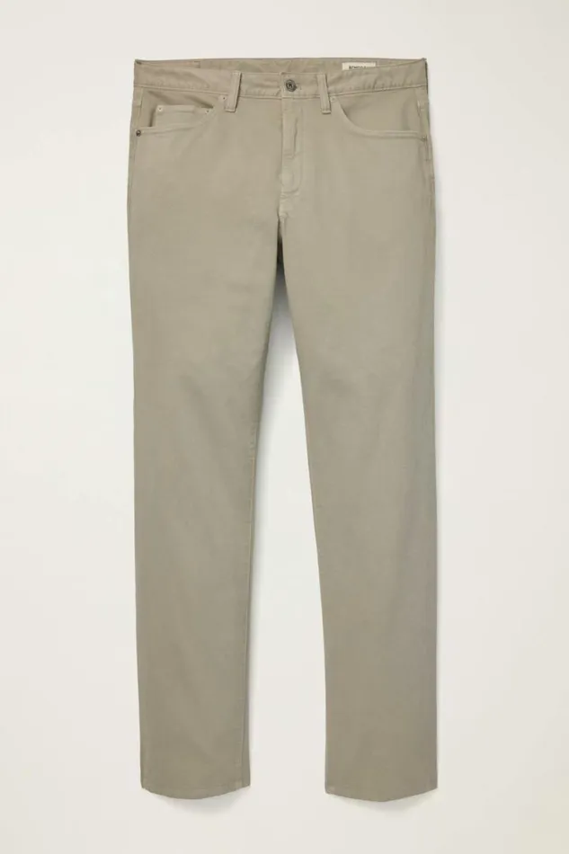 Men Italian Brushed 5Pocket Pants Ghost Grey Bonobos Jeans