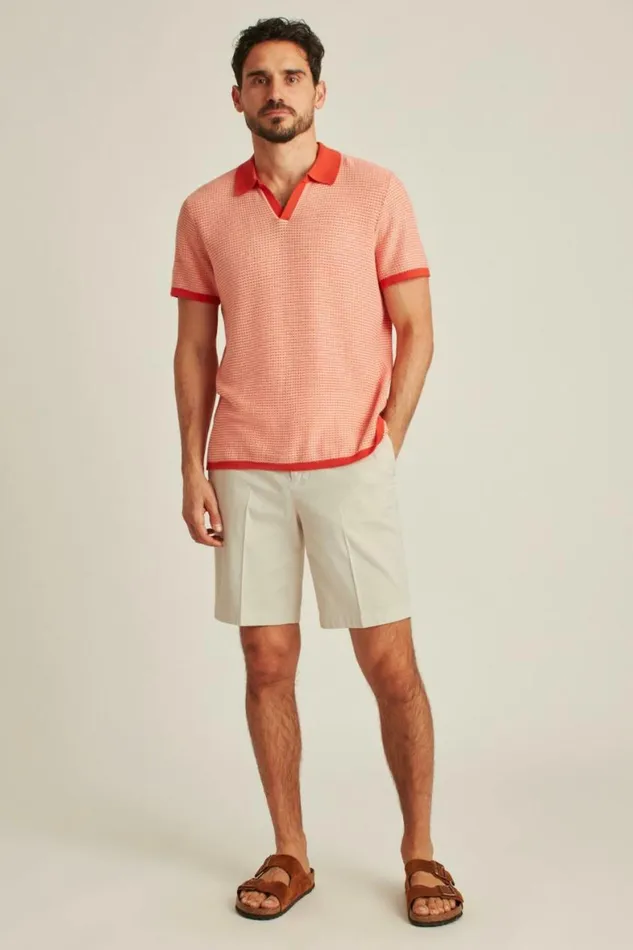 Men Italian Stretch Chino Shorts Cream Beige Bonobos Chino Shorts