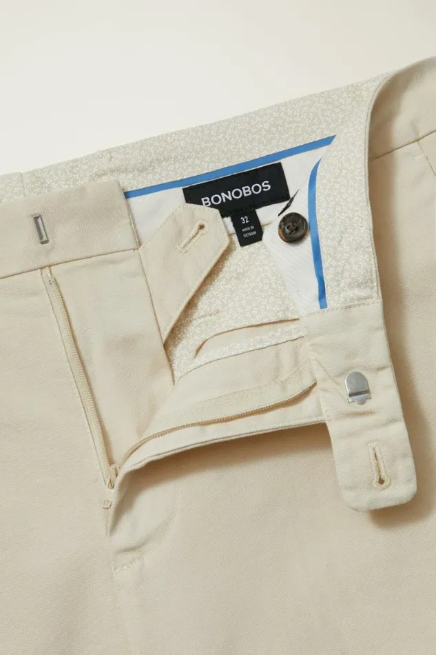 Men Italian Stretch Chino Shorts Cream Beige Bonobos Chino Shorts