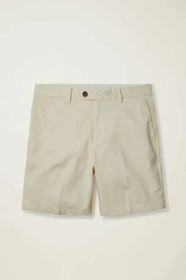 Men Italian Stretch Chino Shorts Cream Beige Bonobos Chino Shorts