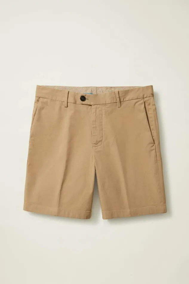 Men Italian Stretch Chino Shorts Pale Oak Bonobos Chino Shorts
