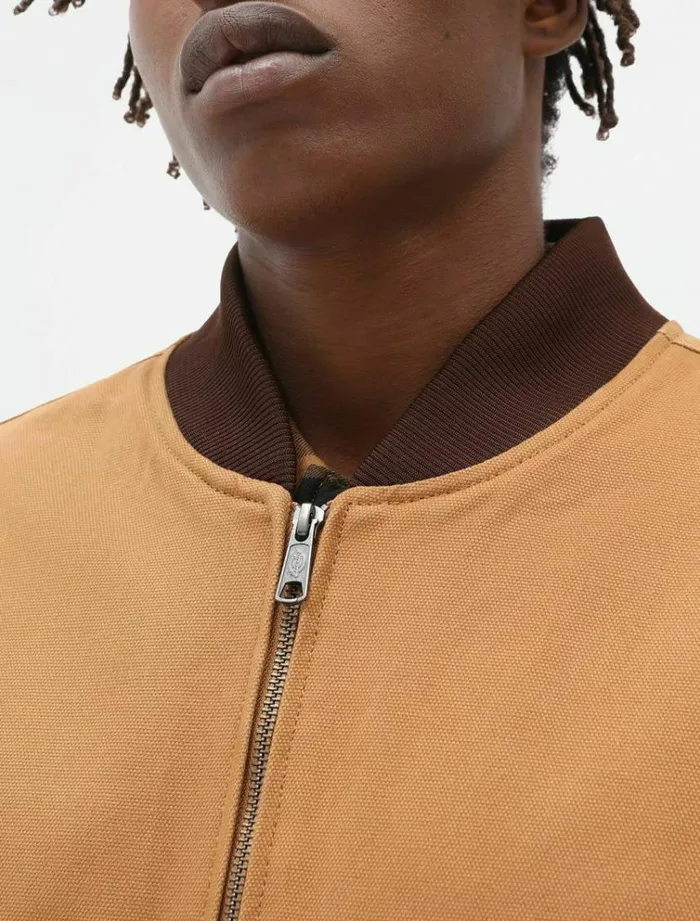 Men Jackets Dickies Duck Canvas Vest Brown Duck