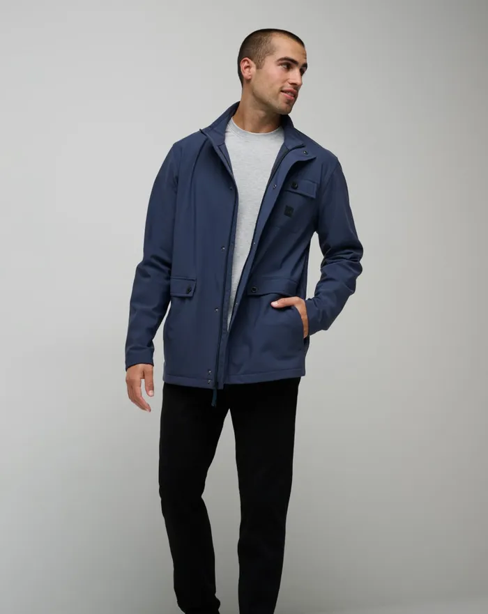 Men Jackets TravisMathew HORIZON JACKET Mood Indigo