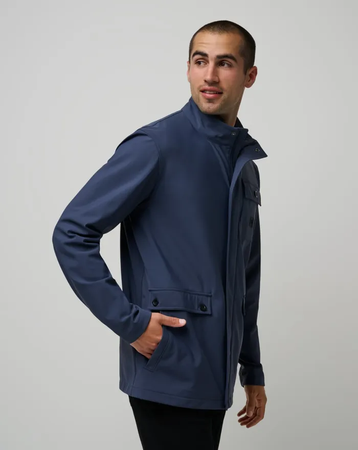 Men Jackets TravisMathew HORIZON JACKET Mood Indigo