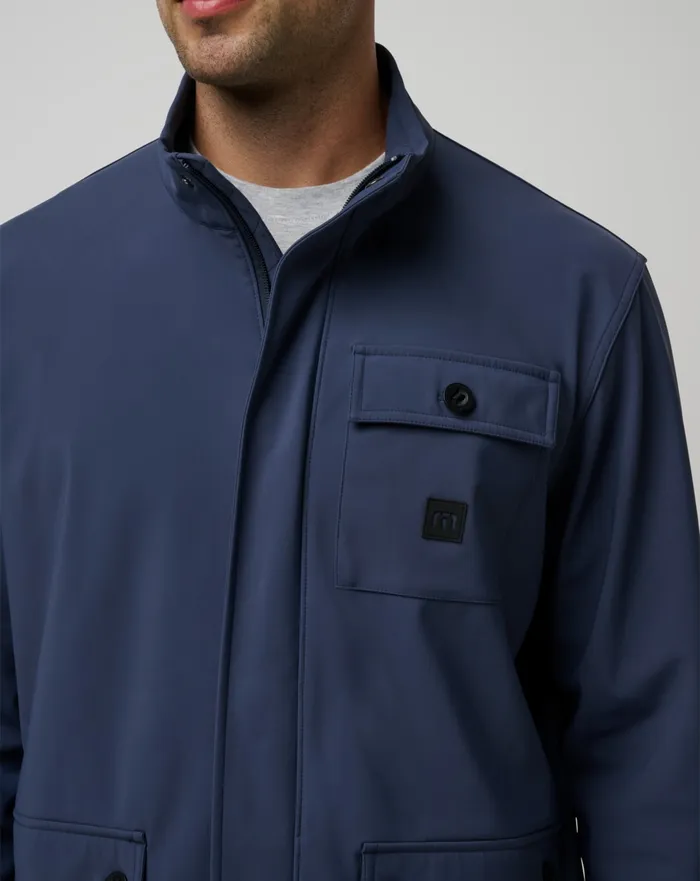 Men Jackets TravisMathew HORIZON JACKET Mood Indigo
