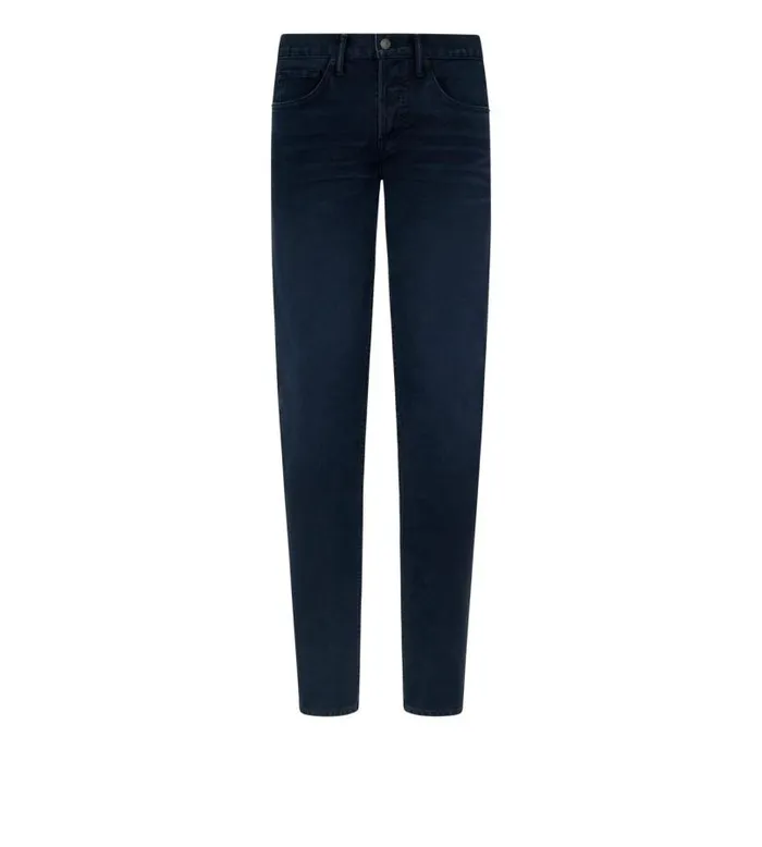 Men Jeans Tom Ford Western Cord Slim Fit Denim