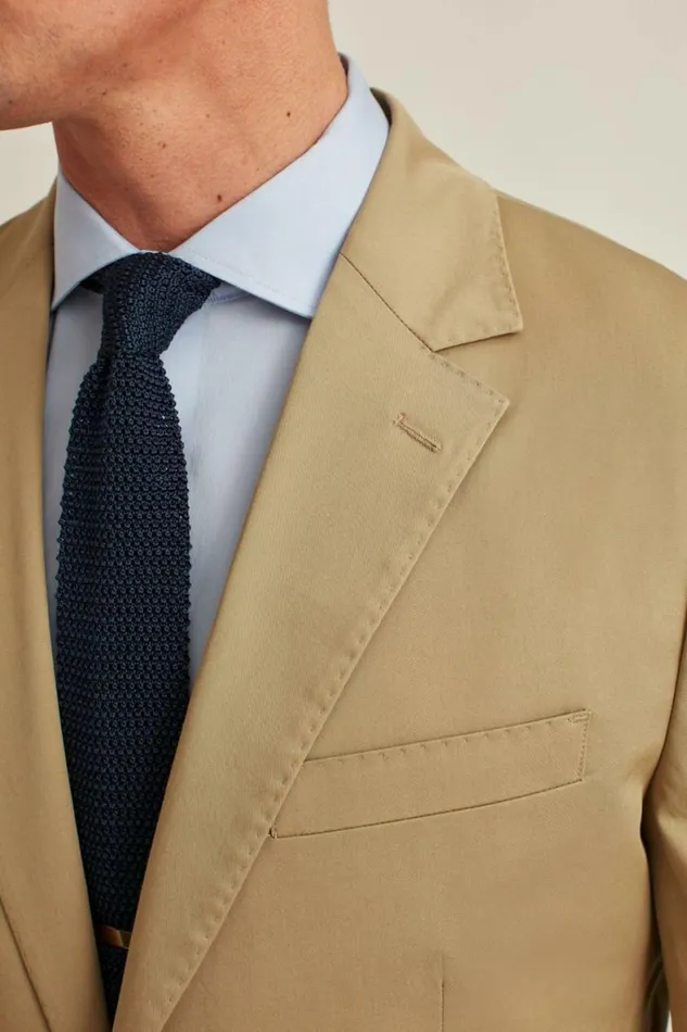 Men Jetsetter Italian Cotton Blazer Pale Oak Bonobos Blazers and Sport Coats