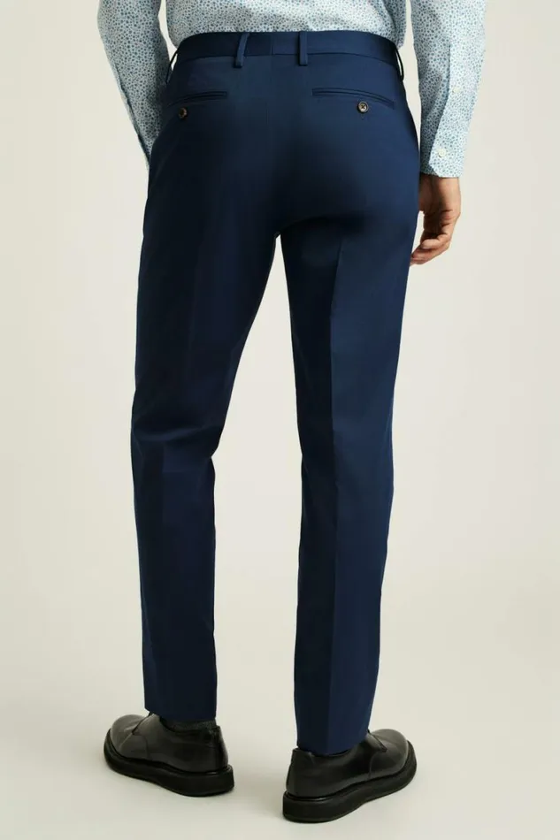 Men Jetsetter Italian Cotton Dress Pant Royal Blue Bonobos Dress Pants