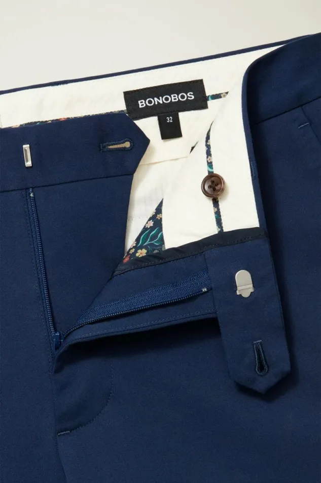 Men Jetsetter Italian Cotton Dress Pant Royal Blue Bonobos Dress Pants