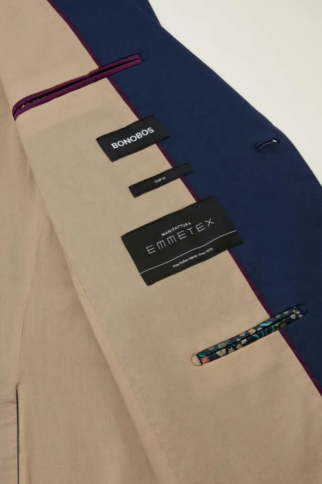 Men Jetsetter Italian Cotton Suit Royal Blue Bonobos Suits Men Jetsetter Italian Cotton Suit Royal Blue Bonobos Suits