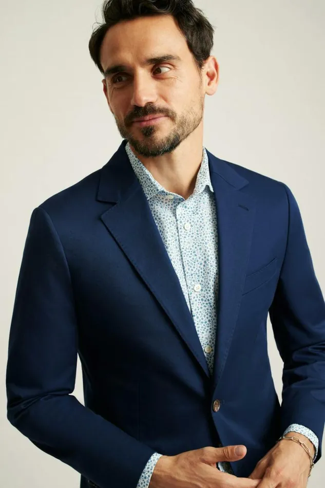 Men Jetsetter Italian Cotton Suit Royal Blue Bonobos Suits Men Jetsetter Italian Cotton Suit Royal Blue Bonobos Suits