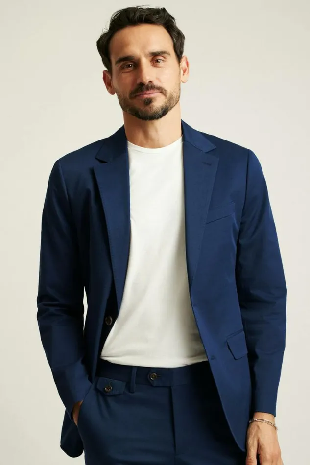 Men Jetsetter Italian Cotton Suit Royal Blue Bonobos Suits Men Jetsetter Italian Cotton Suit Royal Blue Bonobos Suits