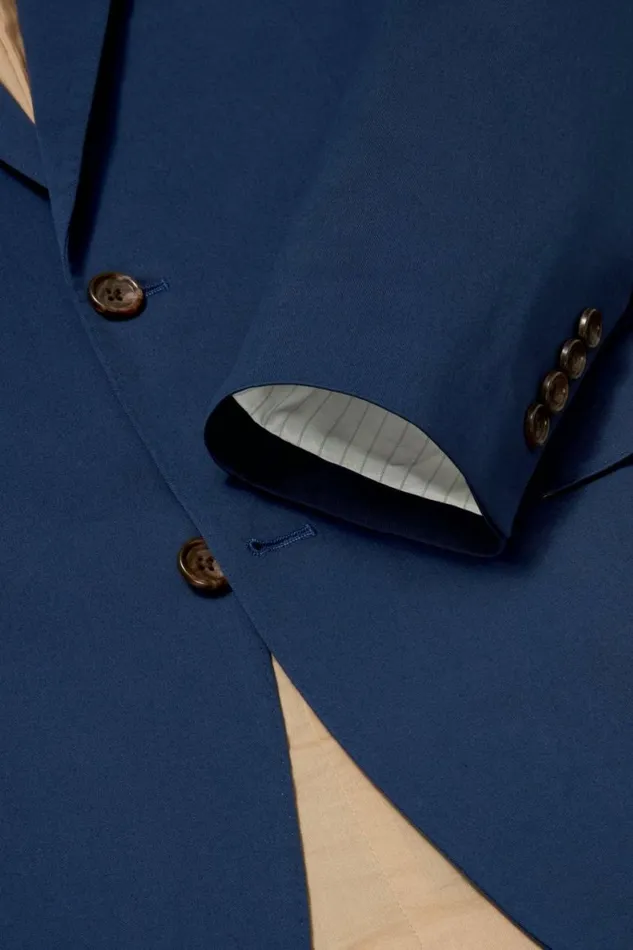 Men Jetsetter Italian Cotton Suit Royal Blue Bonobos Suits Men Jetsetter Italian Cotton Suit Royal Blue Bonobos Suits
