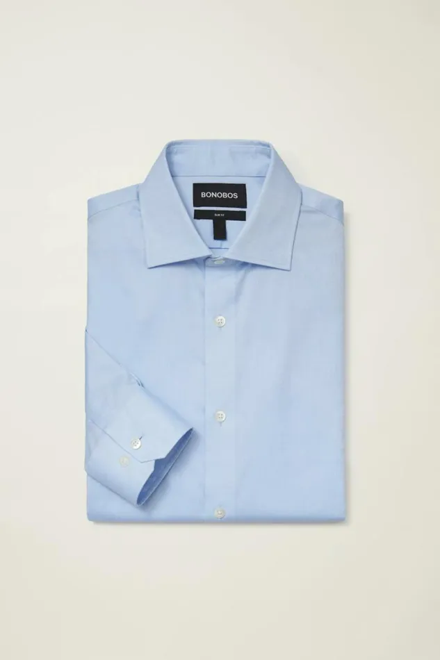 Men Jetsetter Stretch Dress Shirt Blue Tres Geo Bonobos Business Casual Shirts