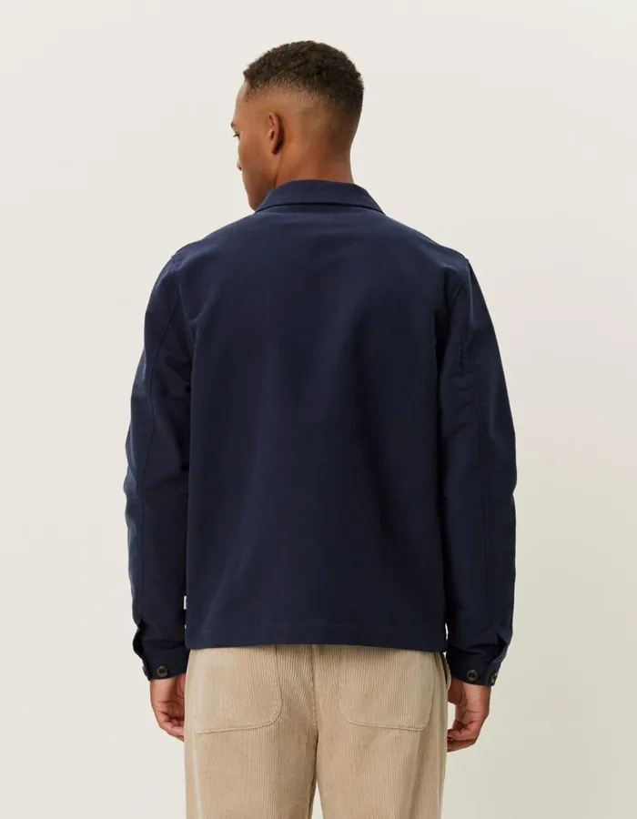 Men Journey Peached Overshirt 8211 Dark Navy Les Deux ShirtsOvershirts