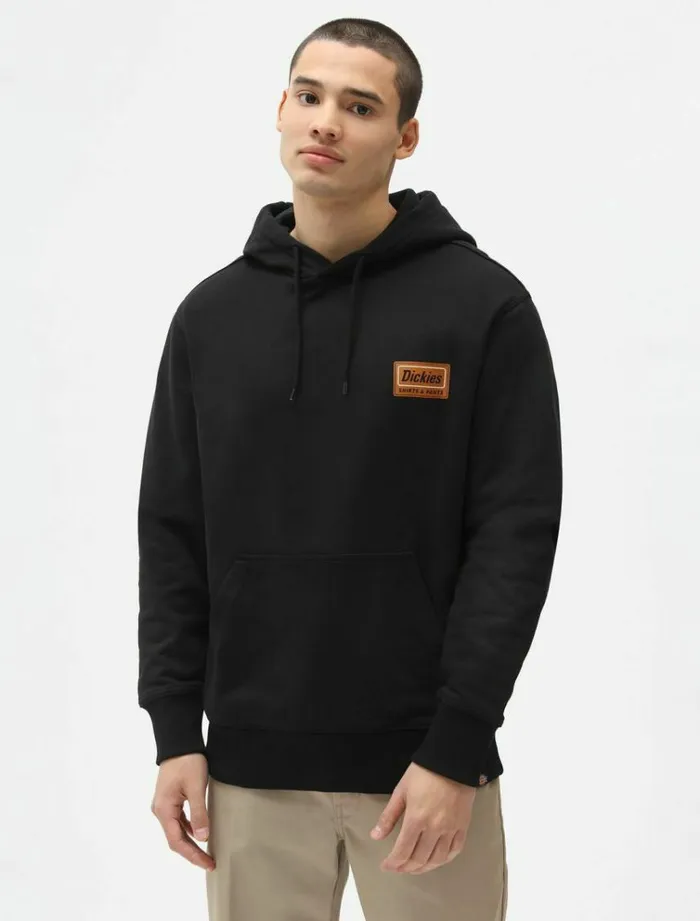 Men Jumpers and Sweatshirts Dickies Harrison Hoodie Black