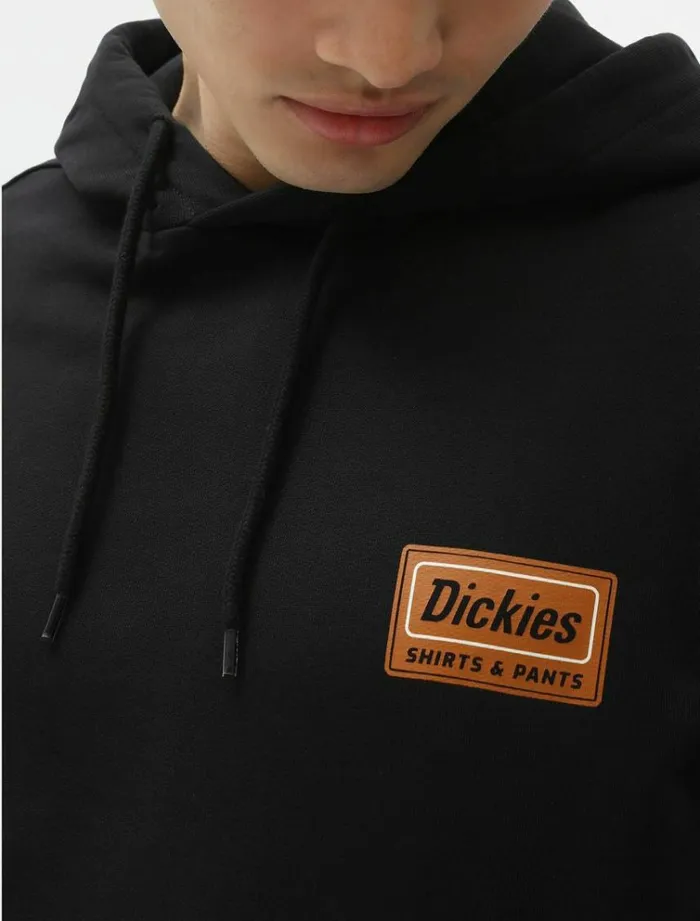 Men Jumpers and Sweatshirts Dickies Harrison Hoodie Black