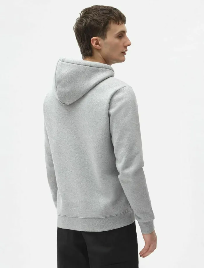 Men Jumpers and Sweatshirts Dickies Icon Logo Hoodie Grey Melange