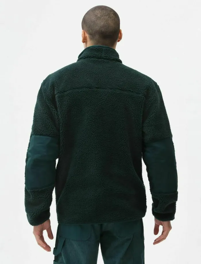 Men Jumpers and Sweatshirts Dickies Red Chute Sherpa Fleece Ponderosa Pe