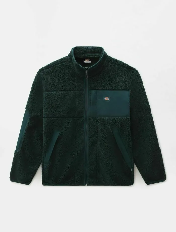 Men Jumpers and Sweatshirts Dickies Red Chute Sherpa Fleece Ponderosa Pe