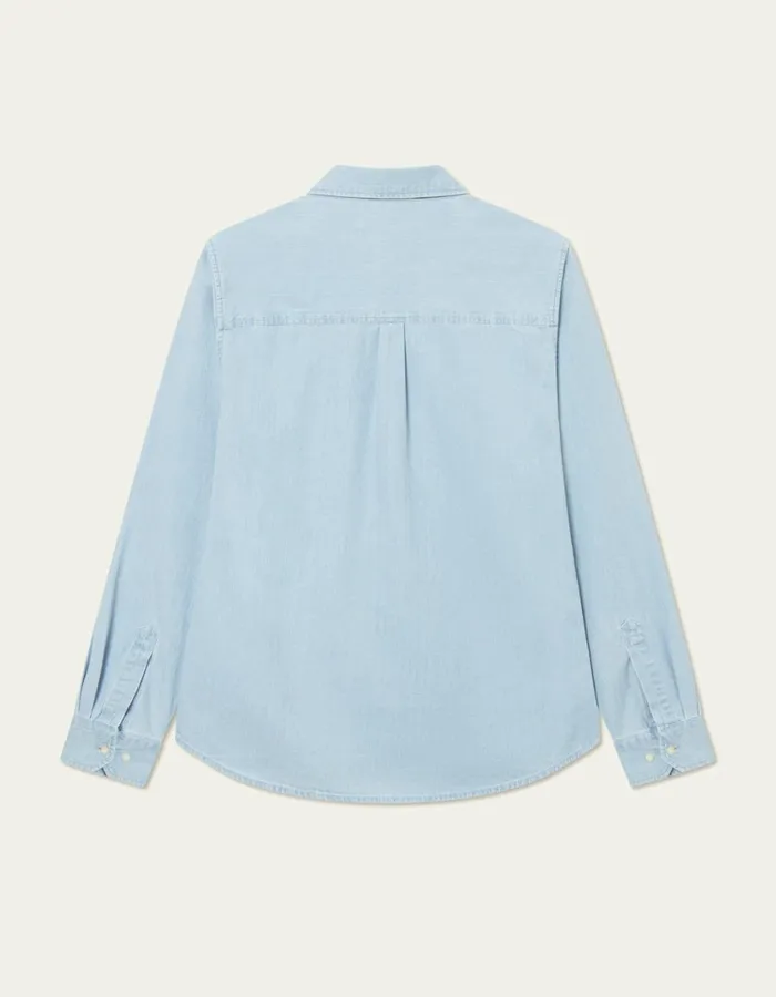 Men Kash Denim Shirt 8211 Light Blue Wash Les Deux ShirtsOvershirts