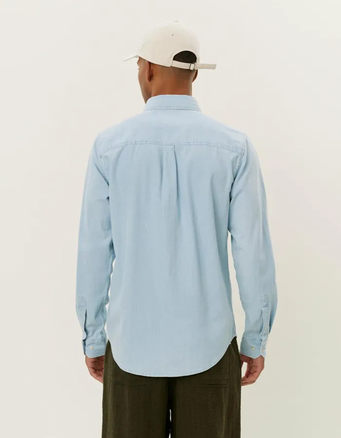 Men Kash Denim Shirt 8211 Light Blue Wash Les Deux ShirtsOvershirts