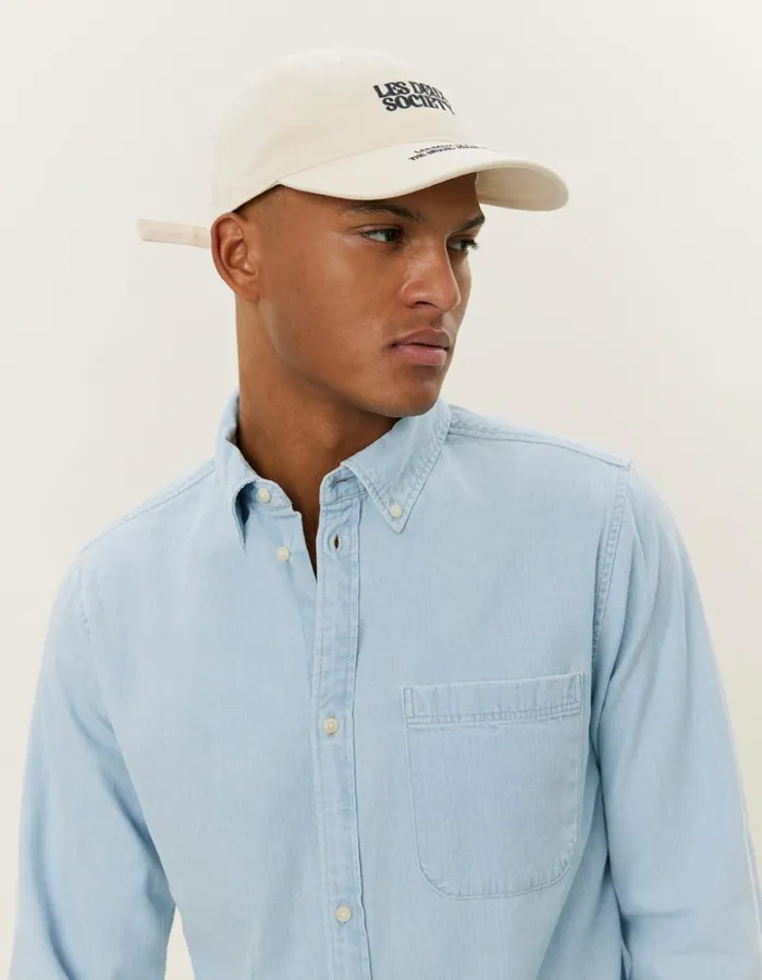 Men Kash Denim Shirt 8211 Light Blue Wash Les Deux ShirtsOvershirts