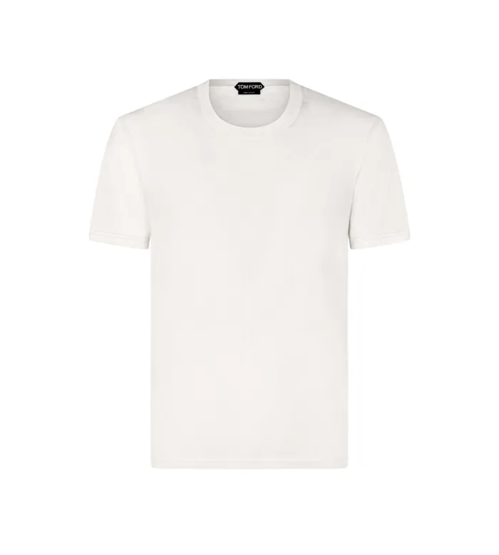 Men Knitwear Tom Ford Pure Cotton Crew TShirt