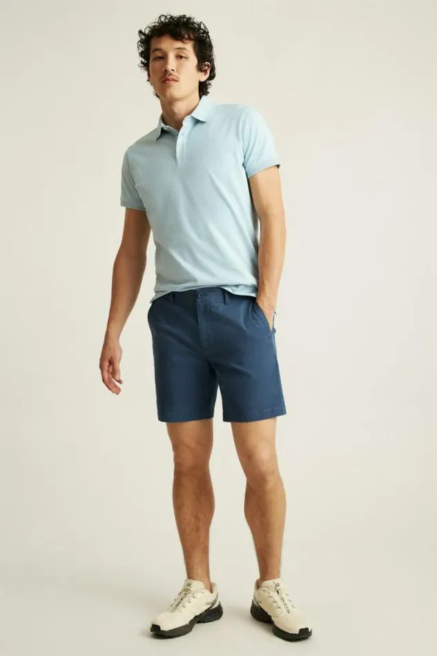 Men Lightweight Chino Short Sargasso Sea Blue Bonobos Chino Shorts
