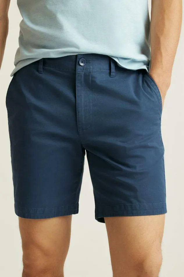 Men Lightweight Chino Short Sargasso Sea Blue Bonobos Chino Shorts