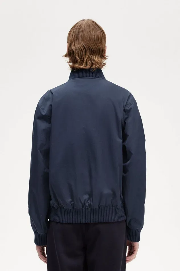 Men Made In EnglandBomber Jacket Navy Fred Perry Coats and Jackets