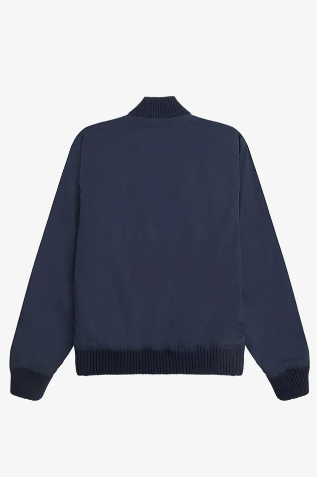 Men Made In EnglandBomber Jacket Navy Fred Perry Coats and Jackets