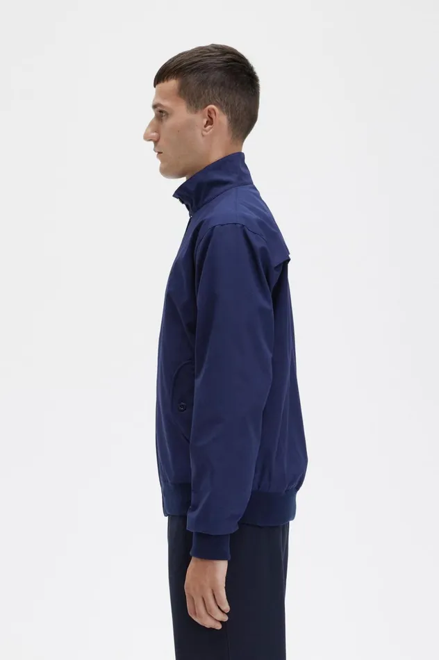 Men Made In EnglandHarrington Jacket Navy Fred Perry Coats and Jackets