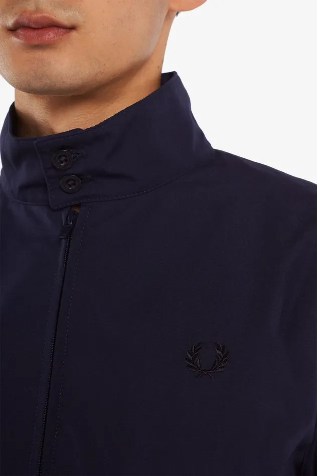 Men Made In EnglandHarrington Jacket Navy Fred Perry Coats and Jackets