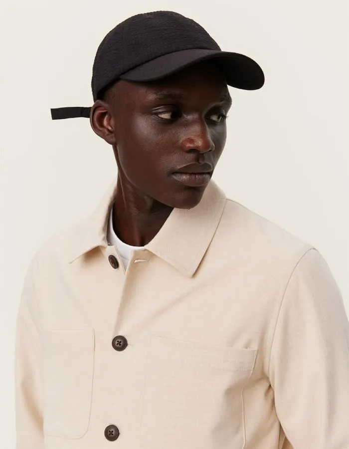 Men Marseille Twill Jacket 8211 Light Desert Sand Melange Les Deux JacketsCoats