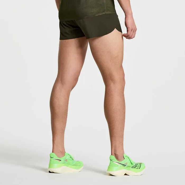 Men Men8217s Elite Split Short Umbra Bottoms Saucony
