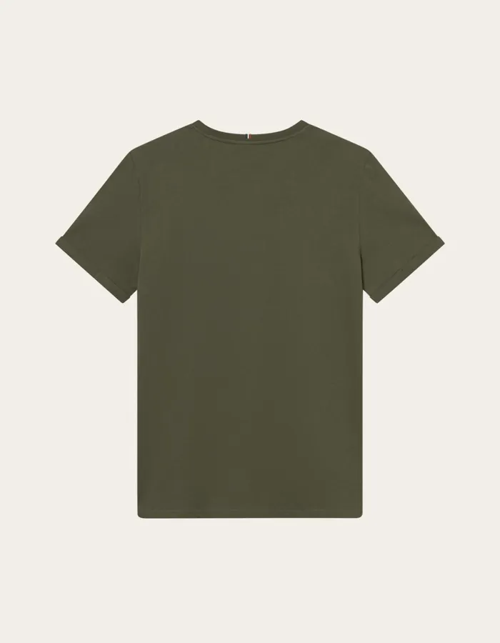 Men Mini Encore TShirt 8211 Olive NightWhite Les Deux Tshirts